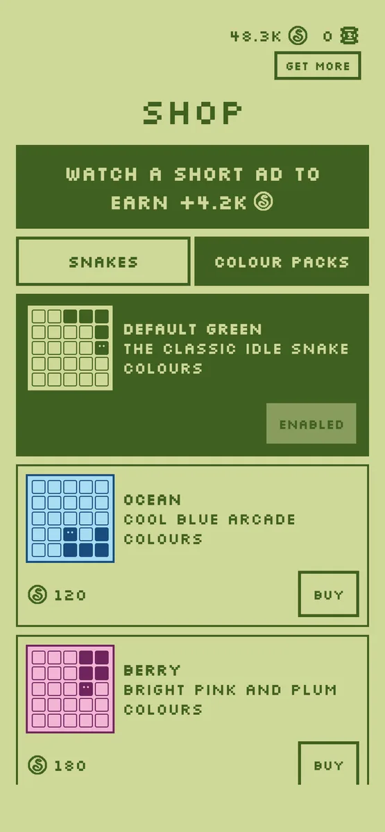 Idle Snake screenshot